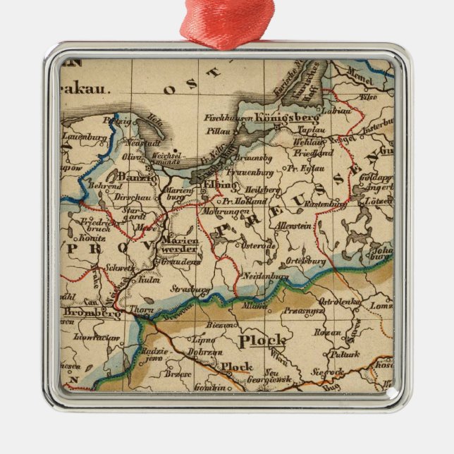 Prussian Empire Metal Tree Decoration (Front)