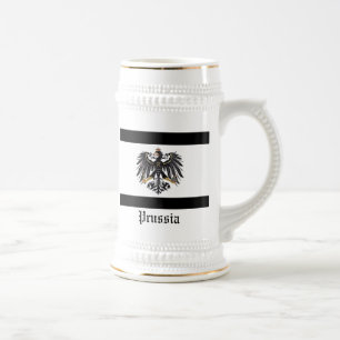 Prussian_flag, erdman Family Crest, Prussia Beer Stein