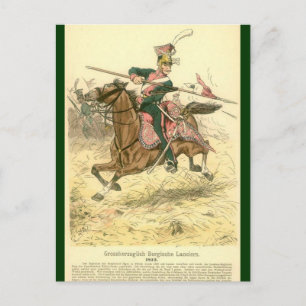 Prussian Lancer Postcard