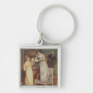 Prying Eyes, 1901 (w/c heightened with white) Key Ring