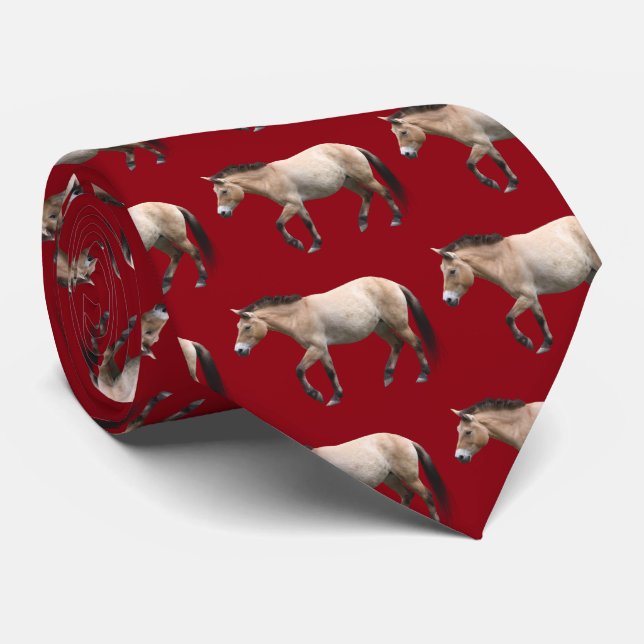 Przewalski's Wild Horse Tie (Rolled)