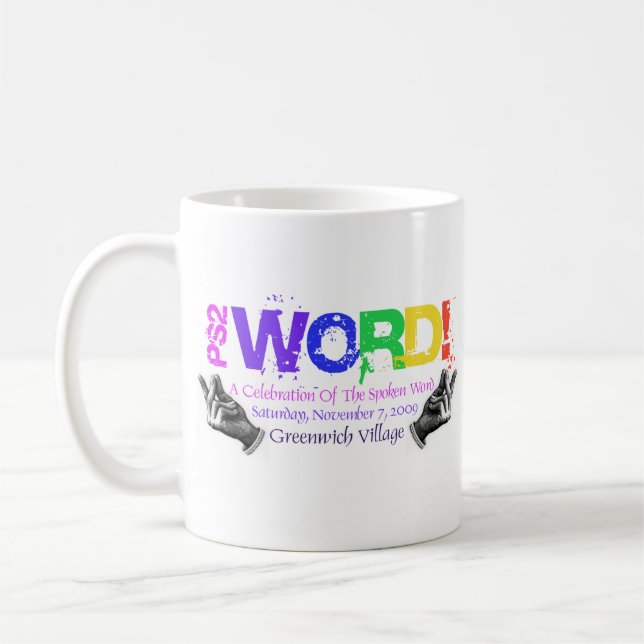 PS2 WORD! COFFEE MUG (Left)
