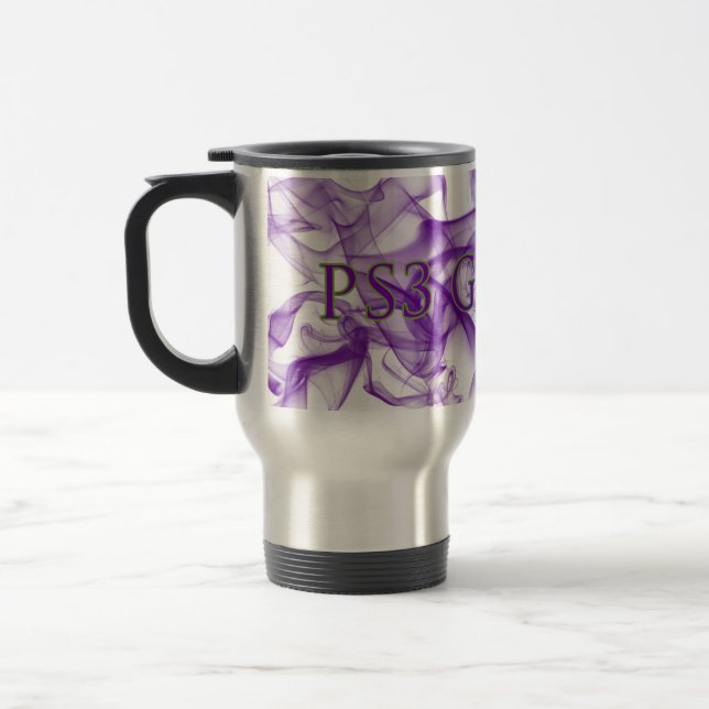PS3 Gaming Purple Smoke Mug (Left)