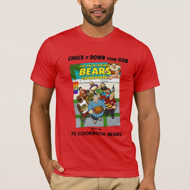 PS Cookbook Bears T-Shirt with Text (Front)
