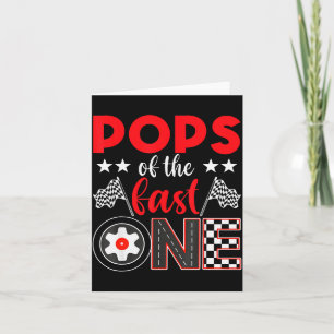 Ps Of The Fast One Birthday 1st Race Car Family Card