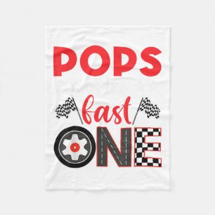 Ps Of The Fast One Birthday 1st Race Car Family Fleece Blanket
