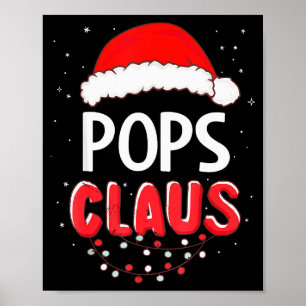 Ps Santa Claus Christmas Matching Costume  Poster