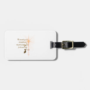 Psa 23.3 The Lord is my shepard Luggage Tag