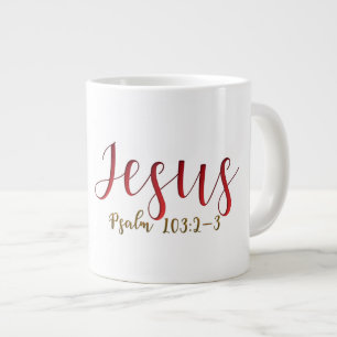 PSALM 103:2-3 Jumbo Mug