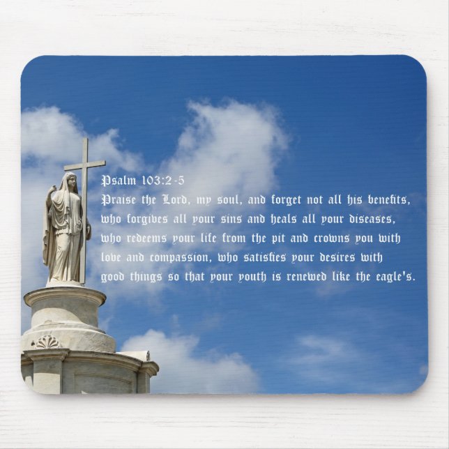 Psalm 103:2-5 mouse pad (Front)