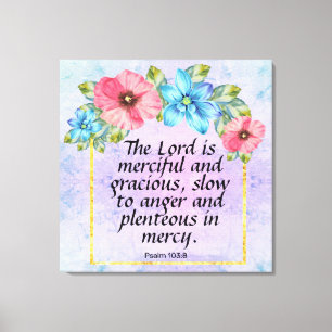 Psalm 103:8 Canvas Print