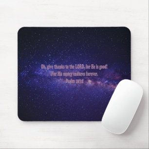 Psalm 107:1 mouse pad