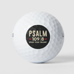 Psalm 109:8 Pray for Trump Religion inauguration  Golf Balls