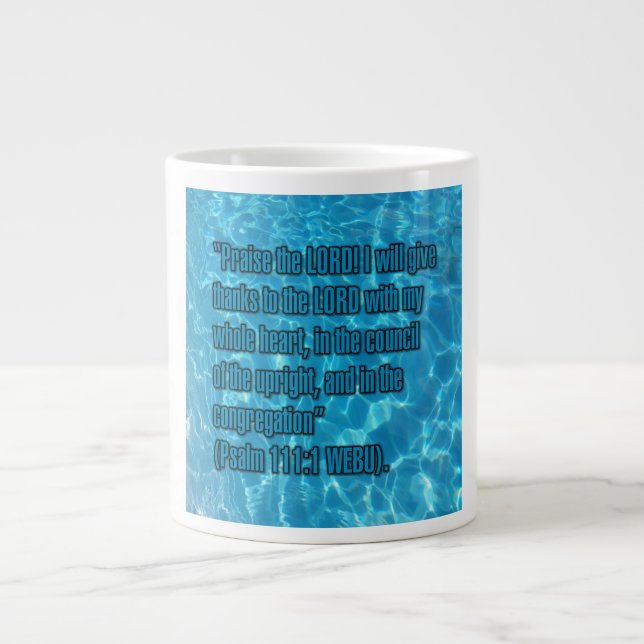 Psalm 111:1 WEBU Mug (Front)