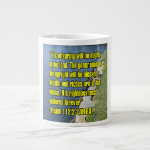 Psalm 112:2-3 WEBU Mug
