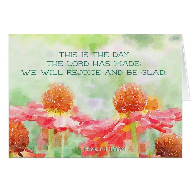 Psalm 118:24 This is the Day the Lord has Made (Front Horizontal)