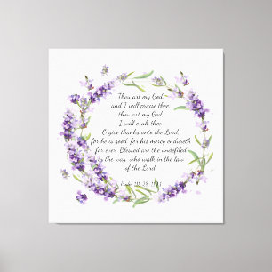 Psalm 118: 28 -119:1  acrylic print