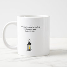 Psalm 119:105 Christian Mug | Faith Gift