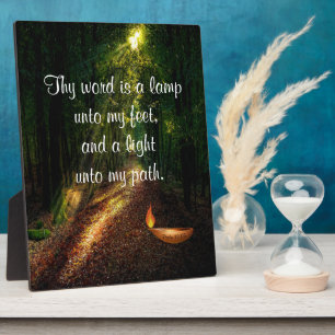 Psalm 119:105  plaque