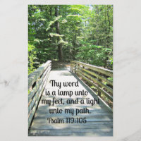 Psalm 119:105 Thy word is a lamp...