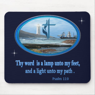 Psalm 119 Christian Clothing Mouse Pad