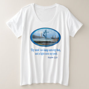 Psalm 119 Christian Clothing Plus Size T-Shirt