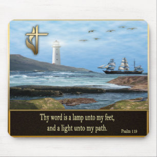 Psalm 119  Christian items Mouse Pad