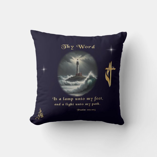 Psalm 119 cushion (Front)
