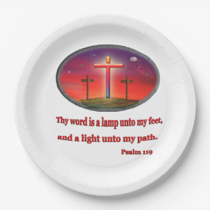 Psalm 119 gifts paper plate