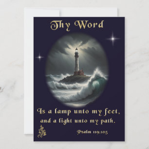 Psalm 119 holiday card