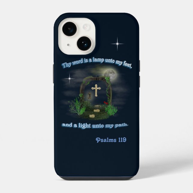 Psalm 119 iPhone case (Back)