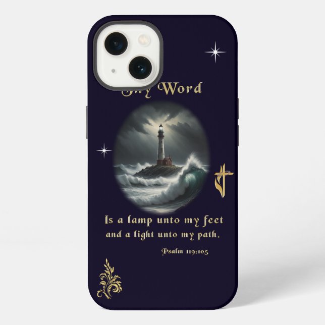 Psalm 119 iPhone case (Back)