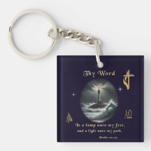 Psalm 119 key ring