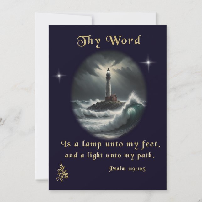Psalm 119 thank you card (Front)