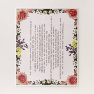 Psalm 11, The Lord Loved Justice, Jigsaw Puzzle