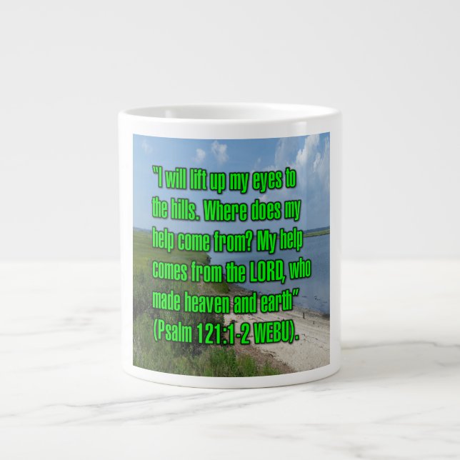 Psalm 121:1–2 WEBU Mug (Front)
