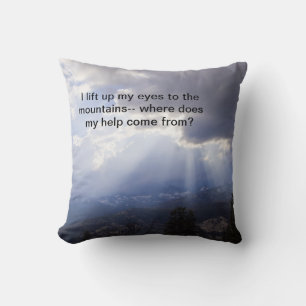 Psalm 121 cushion