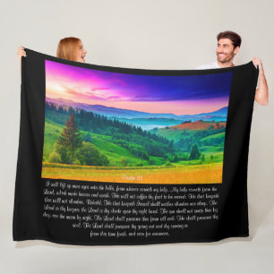 Psalm 121    fleece blanket