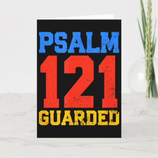Psalm 121 Guarded Christian Inspirational  Card