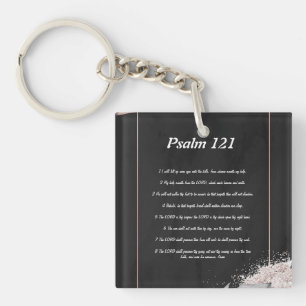 Psalm 121 keychain