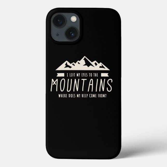 Psalm 121 Mountain Christian Bible Verse  Case-Mate iPhone Case (Back)