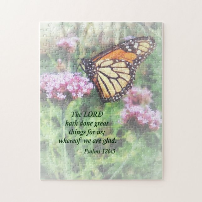 Psalm 126 3 The LORD hath done great things Jigsaw Puzzle (Vertical)