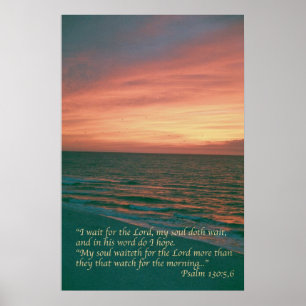 Psalm 130 poster