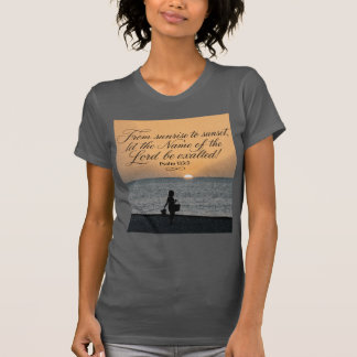 Psalm 133:3-inspired Christian Bible T-Shirt