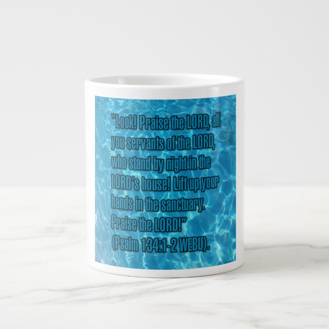 Psalm 134:1-2 WEBU Mug (Front)