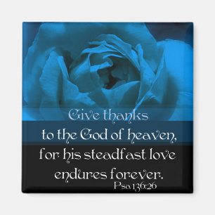 Psalm 136:26 magnet
