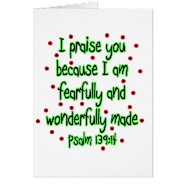 Psalm 139:14 (Front)