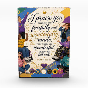 Psalm 139:14 - Fearfully and Wonderfully Made   In Photo Block