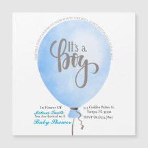 Psalm 144:12 Baby Shower Magnetic Card