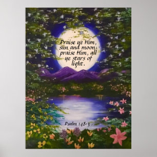 Psalm 148:3 poster